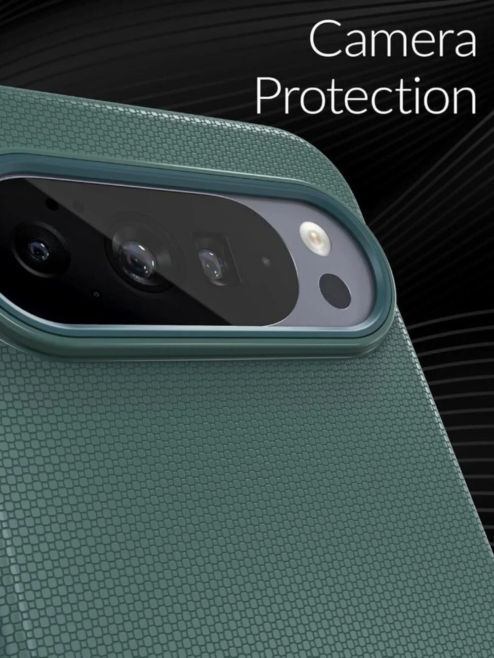 Google Pixel 10 / 10 Pro Case Dual Layer Shockproof Protective Forest Gree